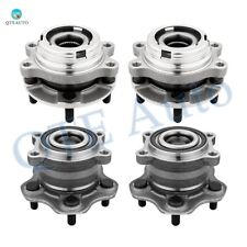 Set Front-Rear Wheel Bearing-Hub Assembly For 2009-2014 2016-2019 Nissan Maxima picture