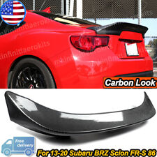 Duckbill Highkick Spoiler Fin Carbon Look For 2013-2020 Subaru BRZ Scion FR-S 86 picture