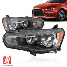 Fit For Mitsubishi Lancer EVO 2008-2017 Headlights Lamps Halogen Pair LH RH picture