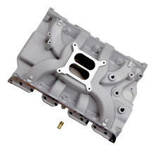 Satin Aluminum Dual Plane Intake Manifold For Ford FE 360 390 406 410 427 428 picture