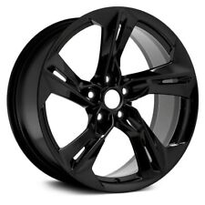 Wheel For 2019-2020 Chevrolet Camaro 20x8.5 Alloy 5 Double Spiral Spoke Black picture