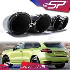 For 2011-2014 Porsche 958 Cayenne 92A Short Tip Black Exhaust  Pipes Tips picture