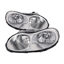 Headlights Set For 1998-2001 Chrysler Concorde Halogen Headlamp Pair Assembly picture