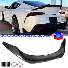 For 2020-2022 Toyota Supra GR A90 A91 MK5 Carbon Pattern Highkick Trunk Spoiler picture