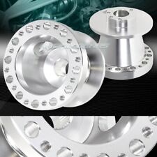 SILVER ALUMINUM 6-HOLE STEERING WHEEL HUB ADAPTER FIT TOYOTA CAMRY/TERCEL/PASEO picture