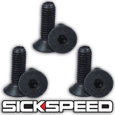 BLACK STEERING WHEEL SCREW 6PC BOLT KIT FOR NARDI/PERSONAL/SPARCO/OMP/MOMO A3 picture