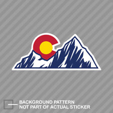Colorado Mountain Sun Sticker Die Cut Decal CO Mountains Denver Boulder Native picture