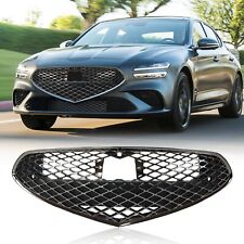 Front Grill Black Chrome Fits GENESIS G70 2022-2023 W/ Camera Hole picture