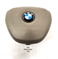 ✅ OEM BMW F10 535d Sedan Driver SPORT Steering Wheel Airbag Air Bag Oyster picture