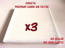 x3 C35676 CABIN AIR FILTER for CHEVY COBALT HHR PONTIAC G5 PURSUIT 52493319 picture