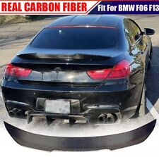 Fits BMW 6Series F06 F13 640i 650i M6 12-18 Rear Trunk Spoiler Wing REAL CARBON picture