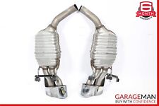 06-14 Mercedes W221 S65 CL65 AMG Sport Rear Exhaust Muffler Tips Set of 2 Pc picture