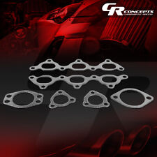 EXHAUST HEADER GASKET COMPLETE SET FOR 91-99 3000GT VR-4/STEALTH R/T TURBO 3.0L picture