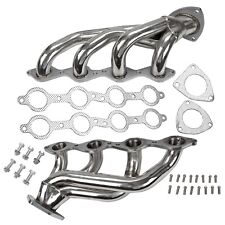 Stainless Headers For Chevy GMC Avalanche Silverado 00-06 4.8L 5.3L V8 New picture