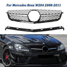 For Mercedes Benz W204 C63 AMG 2008 2009 2010 2011 AMG Style Front Grille Black picture