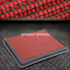 FOR 99-17 SILVERADO/SIERRA RED REUSABLE/WASHABLE DROP IN AIR FILTER PANEL picture