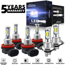 6000K LED Headlights High Low Beam Fog Light Bulbs Kit For Ford Fusion 2006-2016 picture