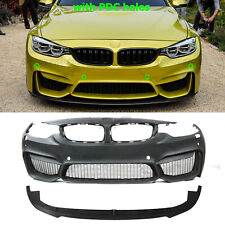 M4 Style Front Bumper Cover With PDC Holes For  BMW F32 F33 F36 4 SERIES 14-19 picture