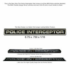 Fits all Interceptor Police Emblem OEM Universal Fit for Car Truck SUV picture