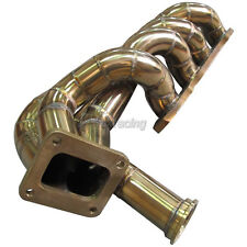 CXRacing Turbo Manifold Header for HONDA S2000 F22 T4 WG 11 Gauge Thick Wall picture