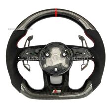Carbon Fiber Sports Steering Wheel Fits For Audi 2017-2022 A3 A4 A5 RS3 RS4 RS5 picture