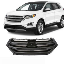 Front Upper Grille For Ford Edge 2015-2018 Gloss Black Sport W/O Camera Hole picture