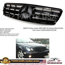 C240 C320 C230 C280 AMG Style Grille All Black 2001 2002 2003 2004 2005 2007 New picture