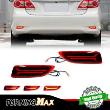 Red LED Rear Reflector Tail Signal Lights For 11-13 Toyota Corolla Lexus CT200h picture