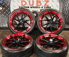 USED STAGGERED 20' 2-PIECE SIGNATURE SV 307S  WHEELS & TIRES AUDI R/8 HURACAN picture
