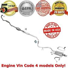 Catalytic Muffler Exhaust System 99-02 for Chevrolet Cavalier 2.2 Vin Code (4) picture