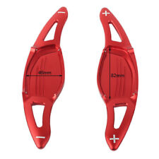 2X Steering Wheel Shifter Paddle Extension Fits Audi R8 RS3 RS4 RS5 TT RS Red picture