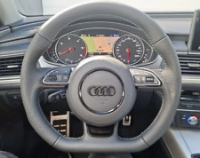 Audi RS4 Flat Bottom steering wheel S4 A4 RS3 RS5 RS6 TT RS A5 Q5 Q7 A8 S Line picture
