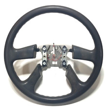 02-09 Chevy Trailblazer Steering Wheel OEM Black Rubber Envoy Rainier Silverado picture