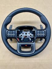 2022-2024 Ford F-150 Raptor R OEM Heated Leather Steering Wheel W/ Red Stitching picture