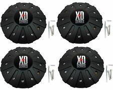 4 NEW KMC XD Series Wheel Center Caps Matte Black FITS ALL XD778 Monster Wheels  picture