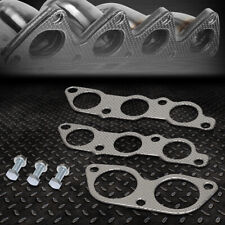 FOR 01-05 LEXUS IS300 ENGINE EXHAUST MANIFOLD HEADER ALUMINUM GASKET SET W/BOLTS picture