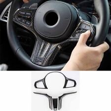 Carbon Fiber Steering Wheel For BMW X3 X4 X3M X4M iX3 2020-2023 Button Frame 4pc picture