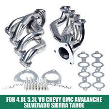 Headers Fit for 4.8L 5.3L V8 00-06 Chevy GMC Avalanche Silverado Sierra Tahoe picture