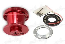 RED ALUMINUM 6-HOLE STEERING WHEEL HUB ADAPTER KIT FIT TOYOTA CAMRY/TERCEL/PASEO picture