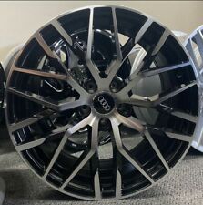 20'' inch Black Machine Rims fit Audi Q7 Q5 E-Tron Tires A7 A8 Atlas S7 Q8 TPMS picture