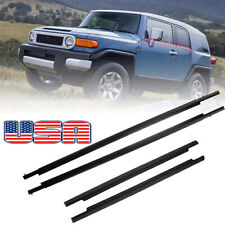 Fits 2007-2014 Toyota FJ Cruiser 4x Window Weatherstrips Moulding Trim Seal ∫ picture