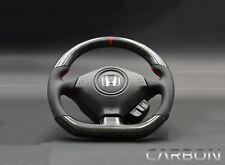 Honda s2000 OEM Flat Bottom Thicker Grip Carbon Fiber Steering Wheel picture