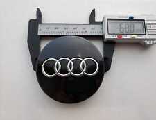 Set(4pcs) Audi 67mm Black Chrome Wheel Rim Center Hub Caps Replacement4B0601170A picture