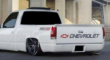 Chevy Trucks 350 SS Tailgate Decals Kit Red & Black Gloss 1500 Single Cab 4 Door picture
