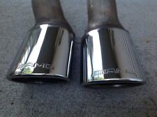 OEM AMG 3.5x2.25 Oval MERCEDES W203 C CLASS REAR RIGHT LEFT EXHAUST MUFFLER TIP picture