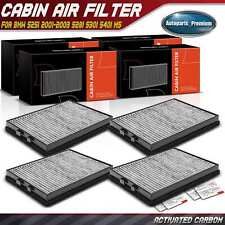 4Pcs Activated Carbon Cabin Air Filter for BMW 525i 2001-2003 528i 530i 540i M5 picture