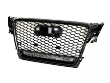 RS4 Style Honeycomb Front Grille Mesh Grill for AUDI A4 S4 B8 2009-2012 Quattro picture
