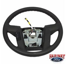 11 thru 14 F-150 OEM Ford Black Urethane Steering Wheel w/o Cruise BL3Z-3600-AB picture