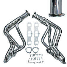Stainless Long Tube Manifold Headers Fit Olds Cutlass Delta 65-74 350 400 455 V8 picture