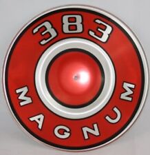 New Mopar Red 383 Magnum Air Cleaner Pie Tin picture